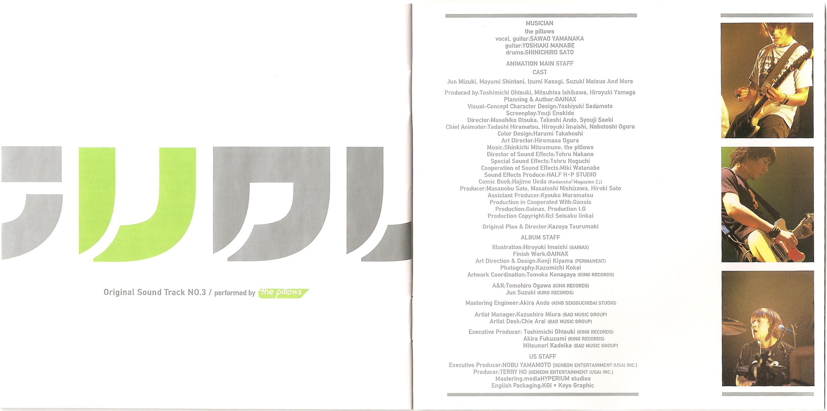 FLCL Original Sound Track NO.3 (2005) MP3 - Download Soundtracks